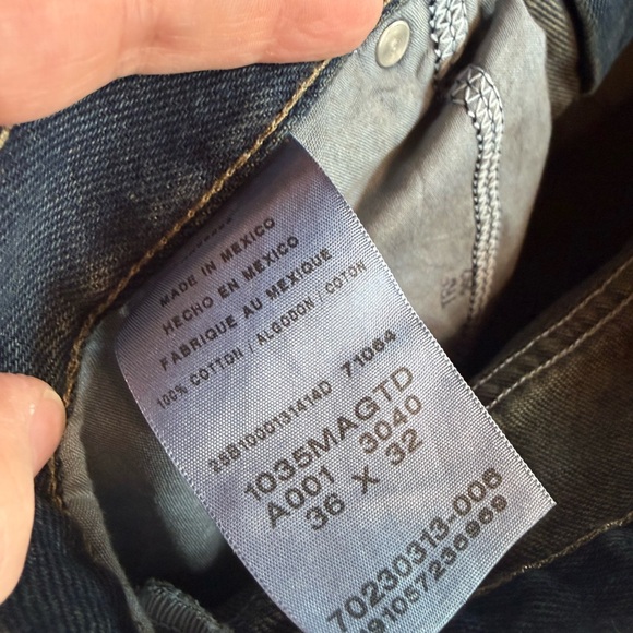 BKE Dark Blue Men's Jeans - Picture 3 of 7